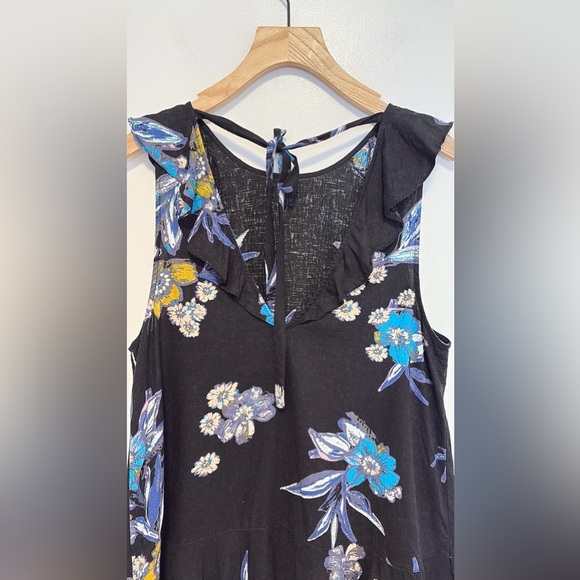 Free People Summer in Tulum Sleeveless Floral Printed Tunic , sz medium - Picture 6 of 10
